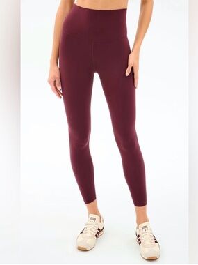 Splits59 airweight super high waist legging dark cherry burgundy size XL